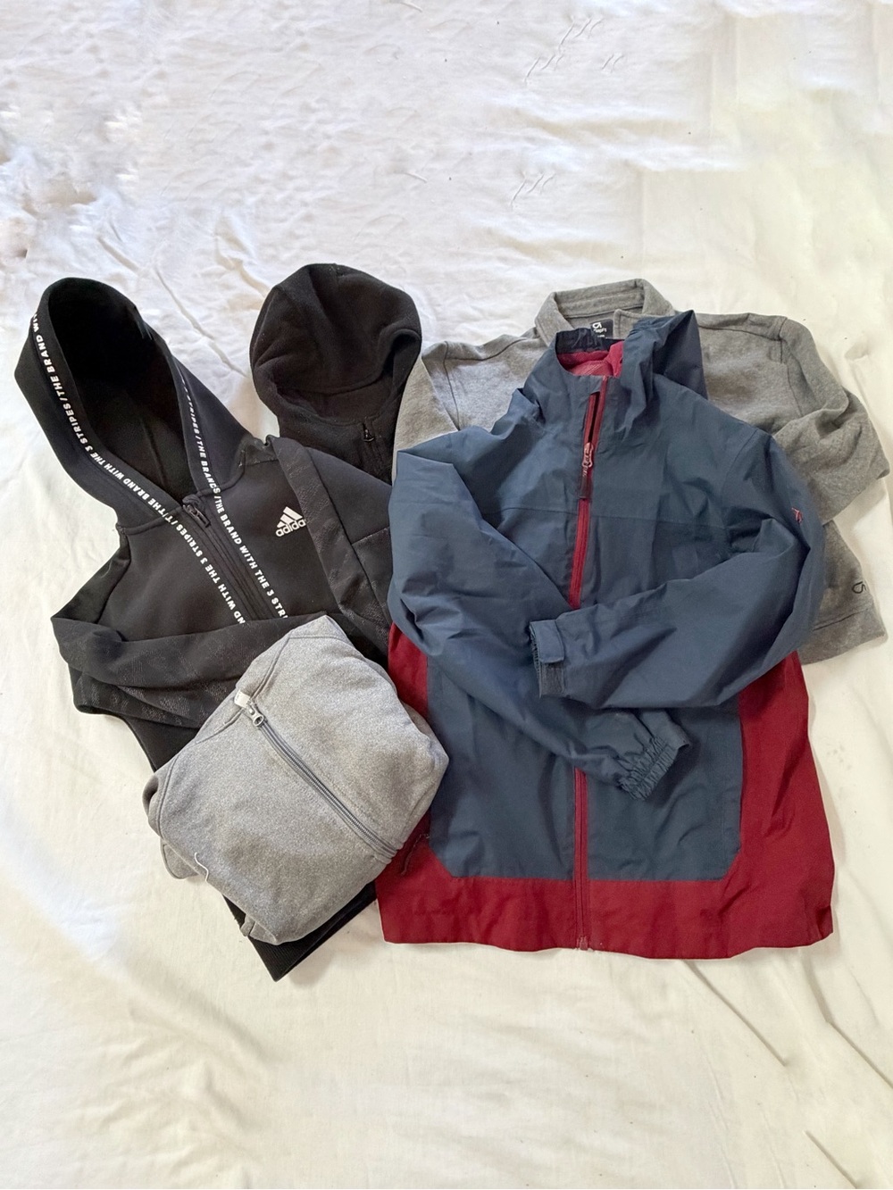 Boys size 9-10 outerwear jacket bundle 5 pieces Gap, Adidas, Carters, McKinley